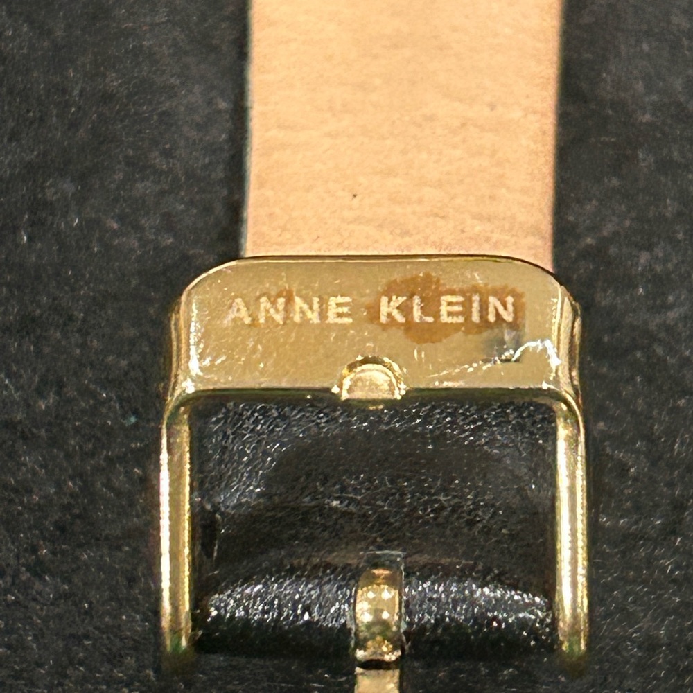 Anne Klein Rectangular Gold Tone Watch - Picture 3 of 3